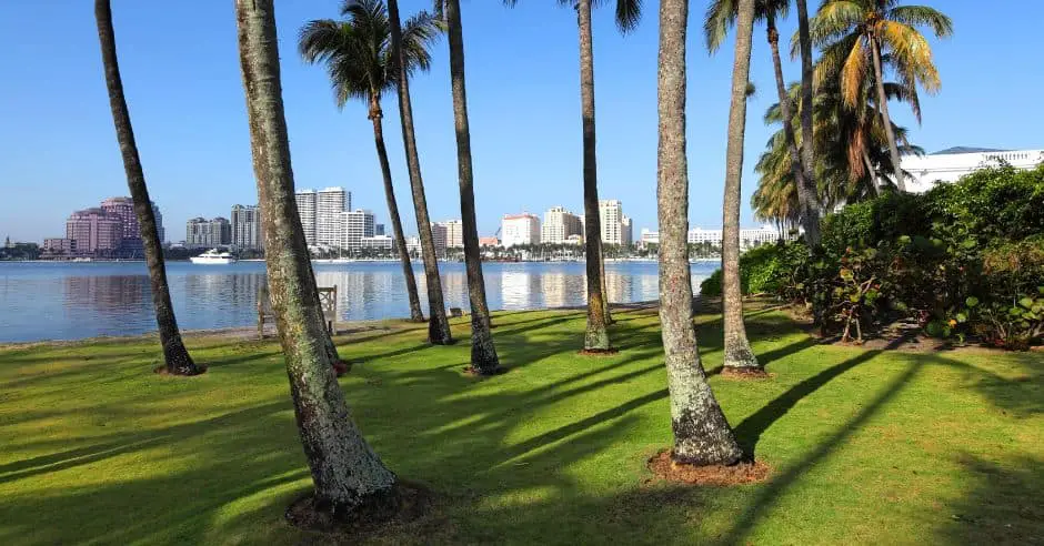 West Palm Beach in October